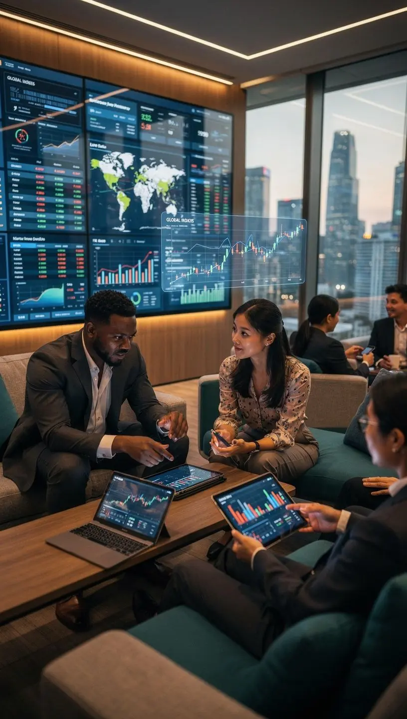 Professional business solutions illustration